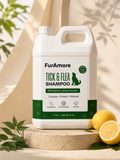 FurAmore professional neem and lemon anti-tick dog shampoo 5L — salon bulk tick control, India