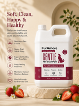 FurAmore 5L smooth coat dog shampoo — gentle daily-use formula for all breeds