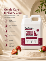 Professional all-breed smooth dog shampoo 5L — pH-balanced, paraben-free bulk, India