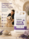 Professional oatmeal lavender dog shampoo 5L — hypoallergenic, pH-balanced bulk size, India
