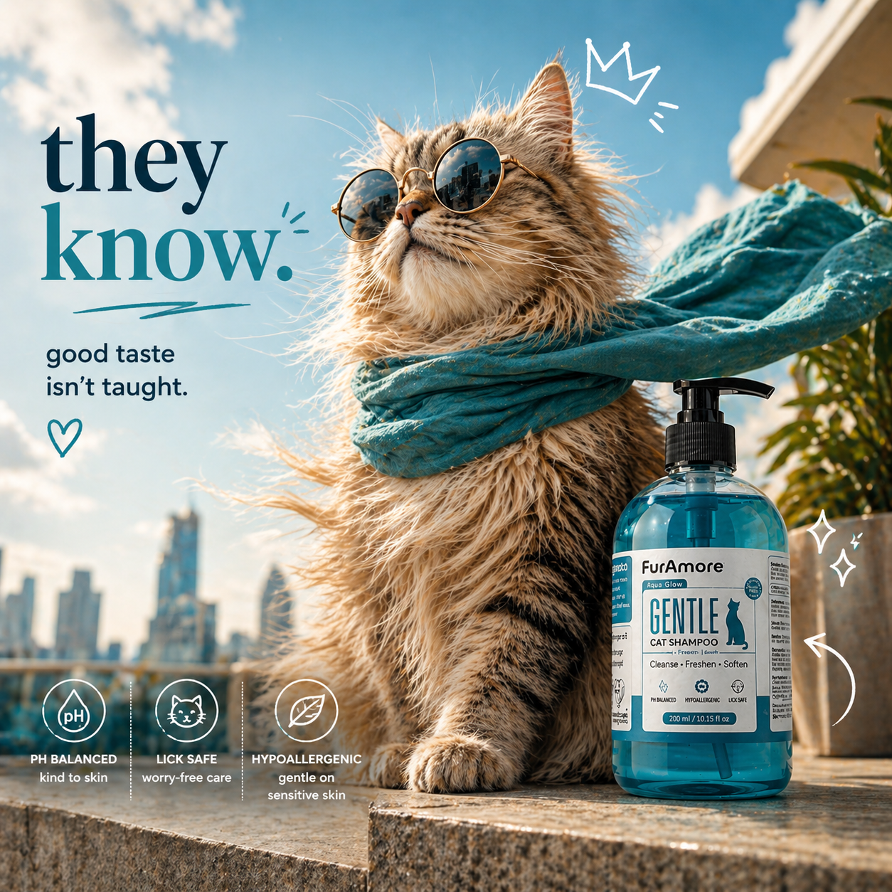 Gentle cat shampoo hypoallergenic paraben-free India