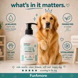 FurAmore Calm Vanilla conditioner pH balanced lick safe hypoallergenic paraben free 175ml