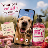 Dog shampoo strawberry fragrance lick-safe India