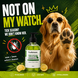 FurAmore Tick and Flea shampoo not on my watch dog sunglasses 300ml